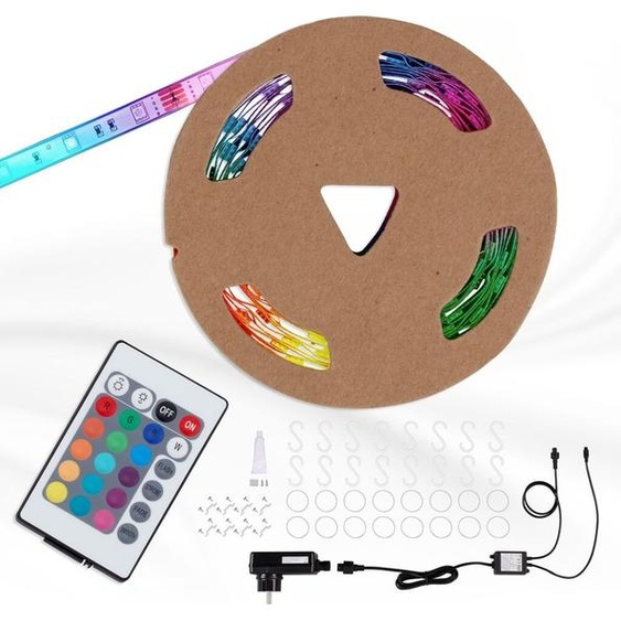 Ruban LED extérieur 10 mètres BRILONER LEUCHTEN LED SUPERLINE, 0,09 W, IP44, blanc, plastique, variateur, 1000 x 1,2 x 0,3 cm