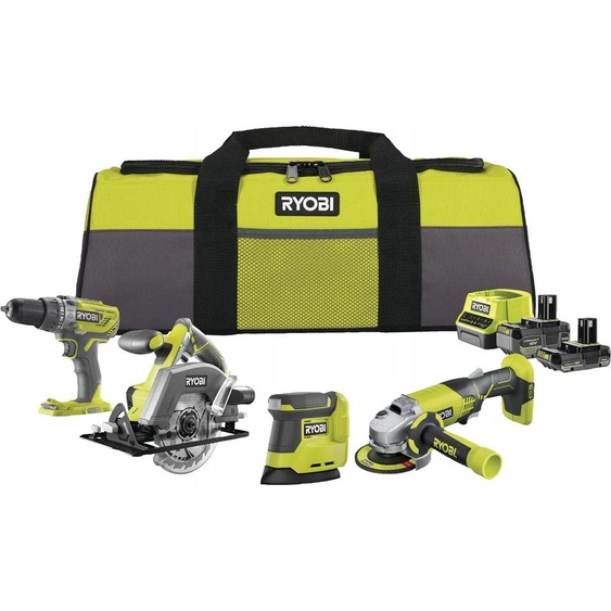 RYOBI 18 V ONE+ : coffret de 8 outils électriques sans fil RCK184O242SZL