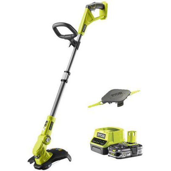 Ryobi - Coupe bordures - dresse bordures 18V One+ - 1 batterie LithiumPlus 2.5Ah - 1 chargeur rapide - 1 Tête double lames dentelées RLT183225FPK