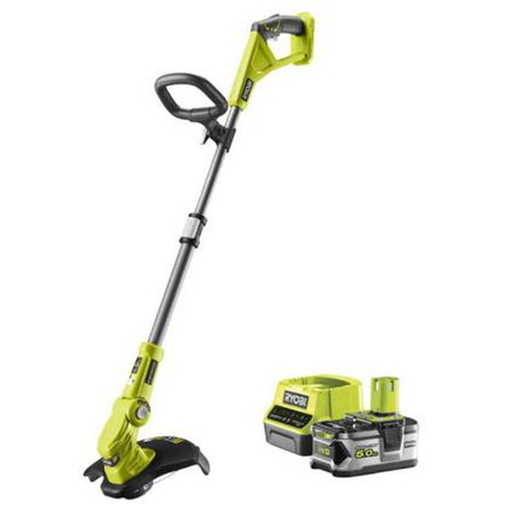 Ryobi - Coupe bordures - dresse bordures 18V One+ - 1 batterie 5.0 Ah - 1 chargeur rapide RLT183250F