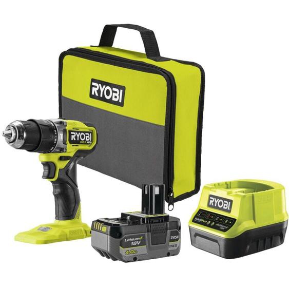Ryobi - Perceuse à percussion Brushless 60Nm RPD18C1 18V one+ hp avec batterie 4Ah, chargeur et sac