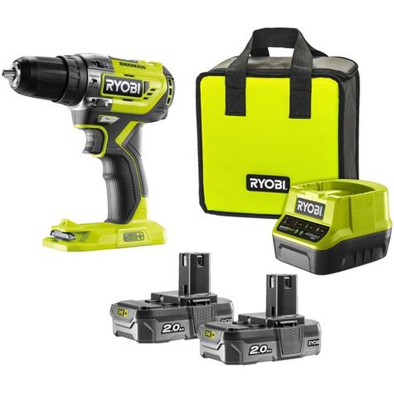 Ryobi R18PD5-0 Perceuse à percussion sans balais 18 V ONE+ 50 Nm 2 x 2,0 Ah