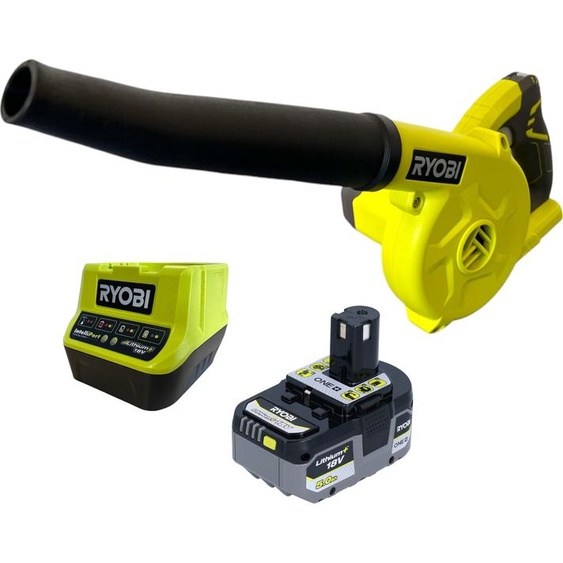 RYOBI R18TB Souffleur sans fil 18 V 200 km/h + 1x batterie 5,0 Ah + chargeur
