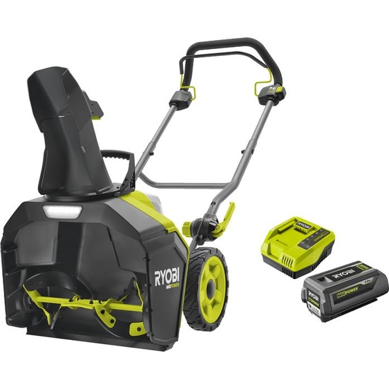 Ryobi RY36STX45A-140 Fraise à neige monophasée sans balais, batterie 36 V, 45 cm, 1 x 4,0 Ah