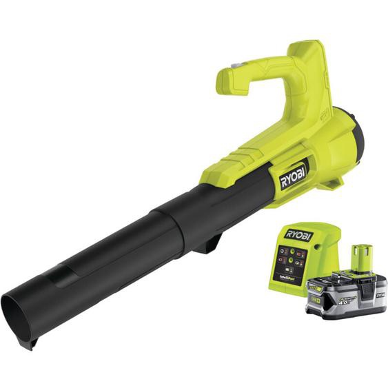 Ryobi - Souffleur 18V One+ - Turbo jet - 1 batterie 4.0 Ah - 1 chargeur - RY18BLA-140