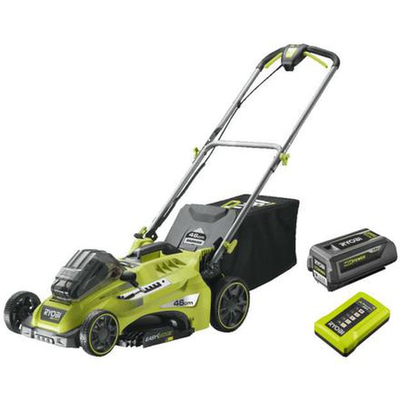 Ryobi - Tondeuse - 36V MaxPower Brushless - coupe 46cm - 1 batterie 5.0Ah - 1 chargeur - RLM36X46H50PG