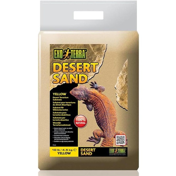 Sable désertique pour terrariums - Sable de désert naturel, 4,5 kg