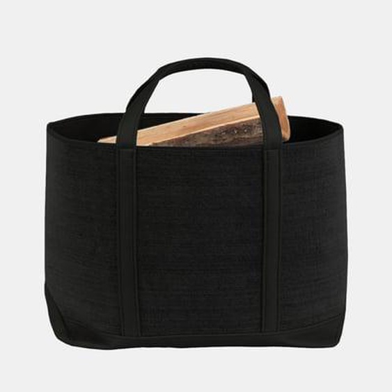 Sac à bûches Belhara - noir