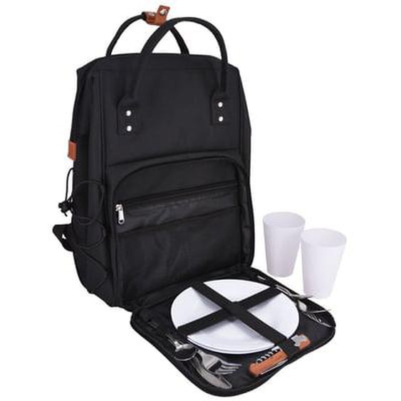 Sac à dos pique-nique Noir - 2 personnes