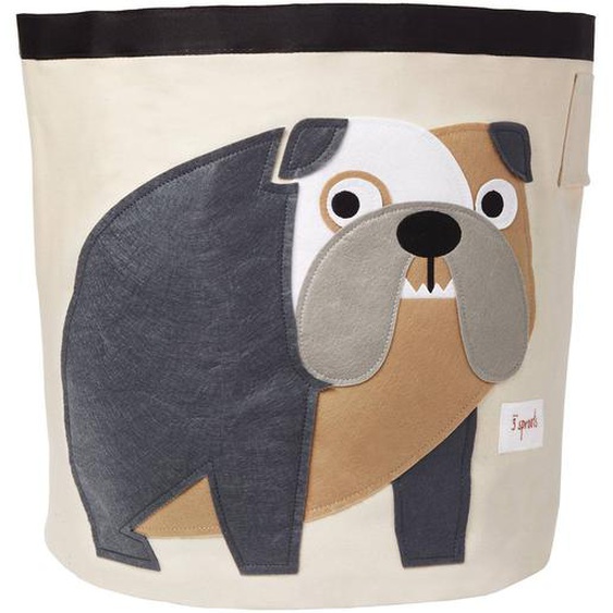 Sac À Jouets Bulldog Gris