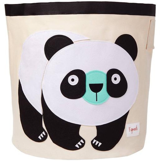 Sac À Jouets Panda Noir