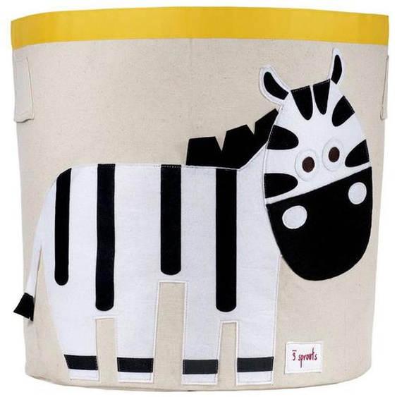Sac À Jouets Zèbre Blanc