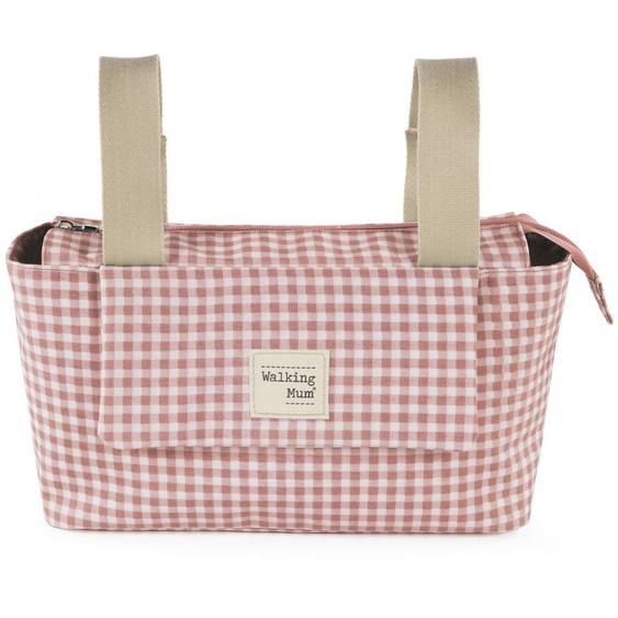 Sac À Poussette Rose, Blanc