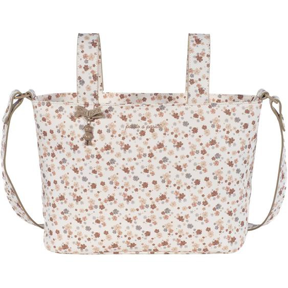 Sac Crossbody Blanc, Rose, Marron