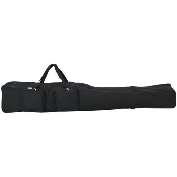 Sac de canne à pêche noir 160 cm tissu oxford