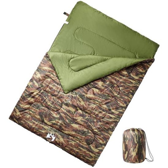 Sac de couchage double et oreillers adultes camping 3-4 saisons