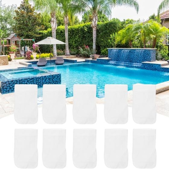 Sac de filtration de piscine,Chaussette de filtration de piscine,Sac de filtration en coton,Outils de nettoyage de piscine,Accessoires de piscine