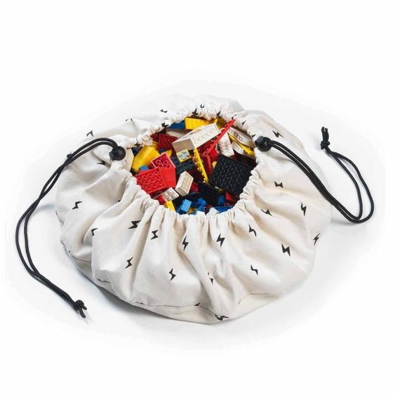 Sac De Rangement- Mini-tonerre Noir & Naturel