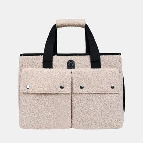 Sac de transport baroudeur pour chien - beige