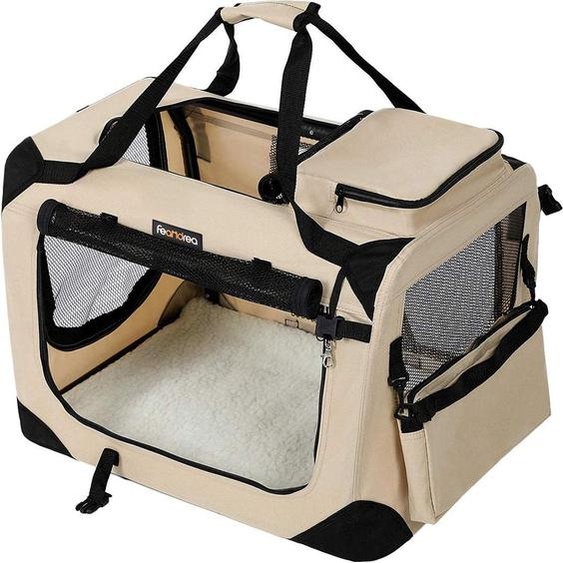 Sac de transport pour animaux domestiques Beige XL