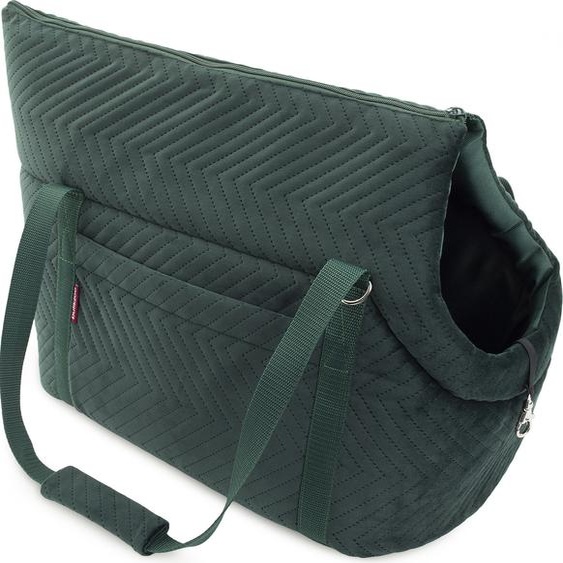Sac de transport pour chiens Sac de transport pour chiens Boîte de transport pour chats Nouveau Velours Vert L