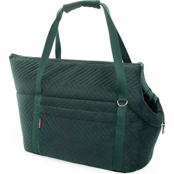 Sac de transport pour chiens Sac de transport pour chiens Boîte de transport pour chats Nouveau Velours Vert M