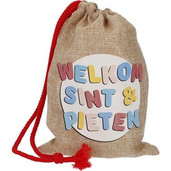 Sac en jute « Welcome Saint Pete » de Folat bv.
