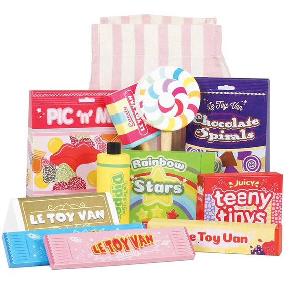 Sachet De Bonbons Et Friandises Bleu