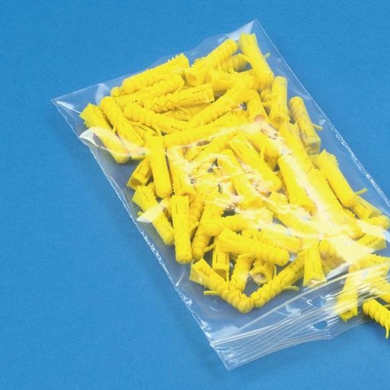 Sachet plastique à fermeture Zip - 30 x 40 cm - Epaisseur 50 microns - Transparent - Carton de 1000