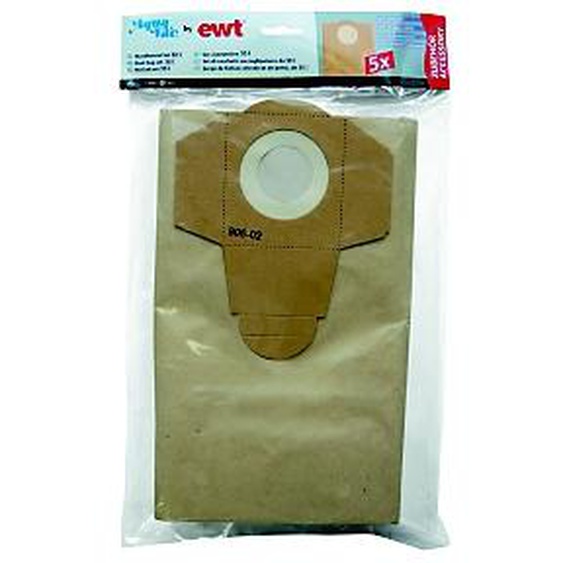 Sacs aspirateur papier 2 couches Aqua Vac inox 35 L, lot de 4