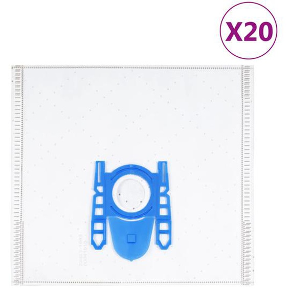 Sacs d’aspirateur pour Bosch/Siemens DEFGH 20 pcs