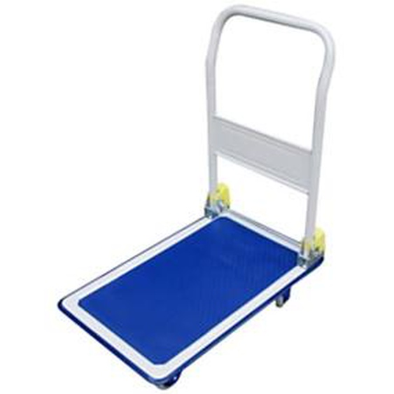 Safetool Chariot pliant silencieux - 150 kg, bleu