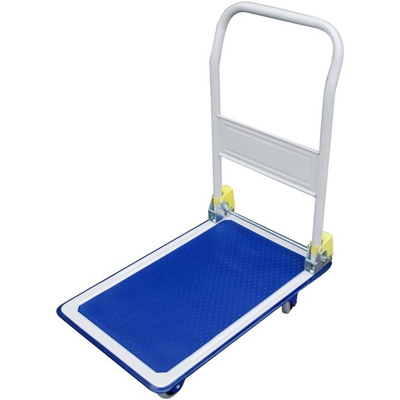Safetool Chariot pliant silencieux - 150 kg, bleu
