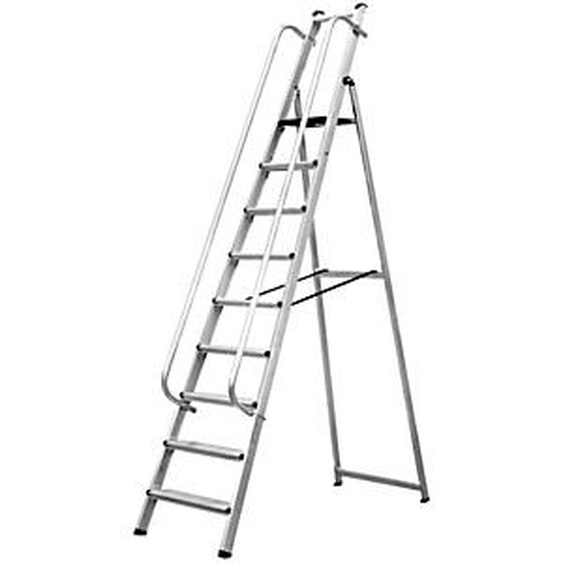 Safetool Escabeau professionnel 9 marches