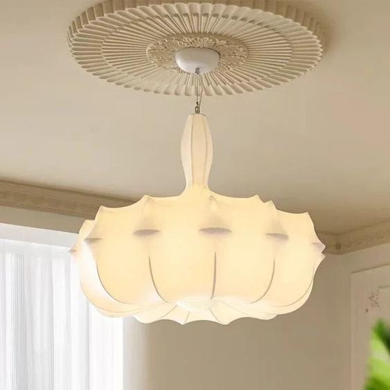 SaloEElaitte Nordique Wabi Sabi soie salon pendentif lumières Restaurant chambre B & B plafond lustre E27 éclairage décor à la maison luminaires