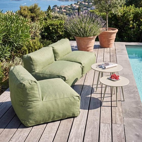 Salon de jardin modulable 3 places vert cactus - Oviala Mixi