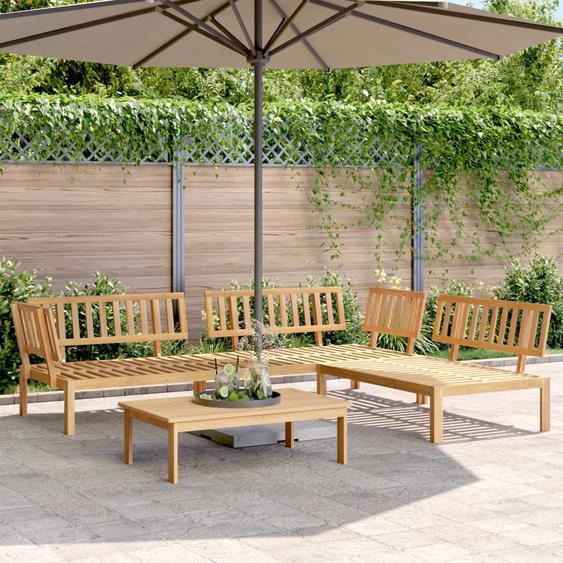 Salon palette de jardin 4 pcs bois dacacia massif