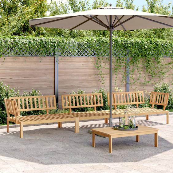 Salon palette de jardin 4 pcs bois dacacia massif