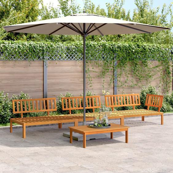 Salon palette de jardin 4 pcs bois dacacia massif