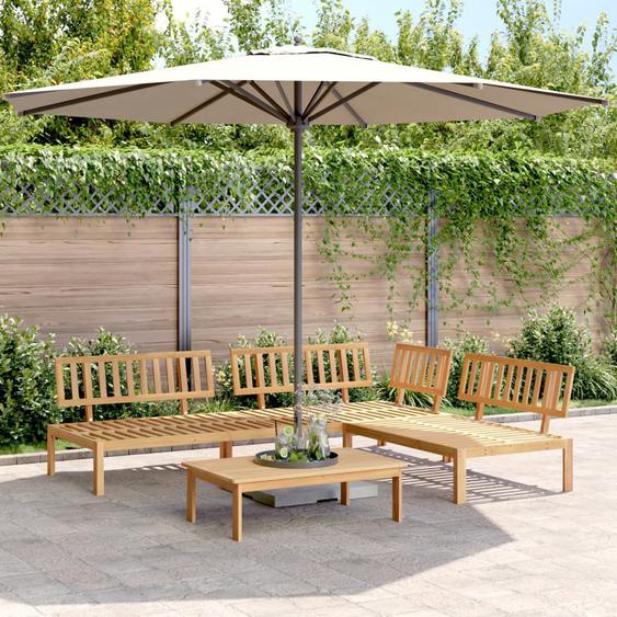 Salon palette de jardin 4 pcs bois dacacia massif