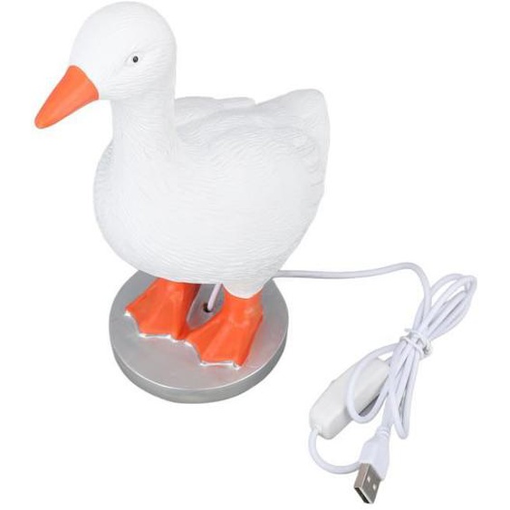 SALUTUYA lampe d’oeuf pondeuse SALUTUYA Lampe d’oeuf de canard Lampe LED en forme dœuf de canard, en résine créative, deco poser