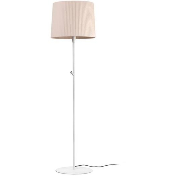 SAMBA Lampadaire blanc/soie de polyester beige 64312-41