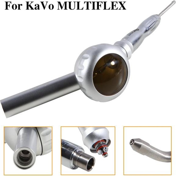 sandent Polisseuse de flux dair dentaire, hygiène dentaire, pièce à main prophylactique, raccord KaVo Multiflex, tête en métal