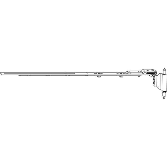 Sangle de traction Mammut, 180 kg, réglable, pour usage gauche, calibre 12/20-13, acier argenté