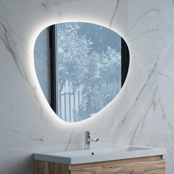 Noir étroites M-partie Réglable Miroir Pour Tête Tube Montage