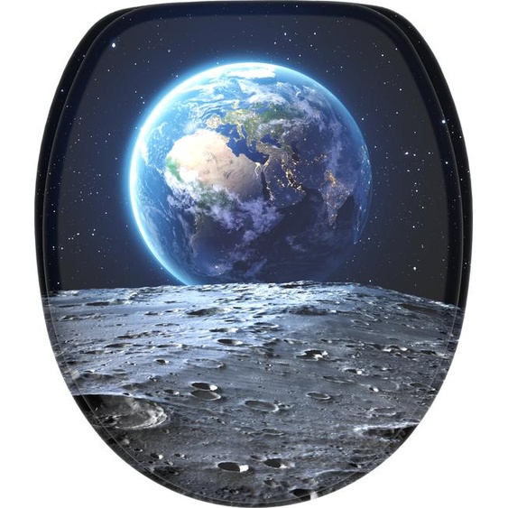 SANILO® Siège de WC avec abaissement automatique Earth, abattant de WC directement du fabricant, couvercle de WC, lunette de WC, couvercle de WC, siège de WC, lunette de WC