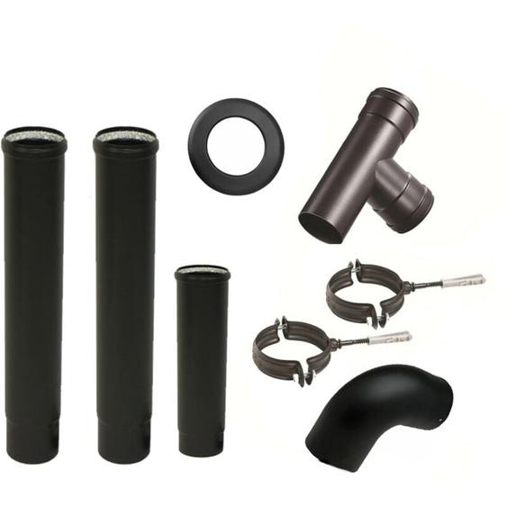 Sannover - Kit dinstallation intérieur pour poêles à granulés diamètre 80 mm