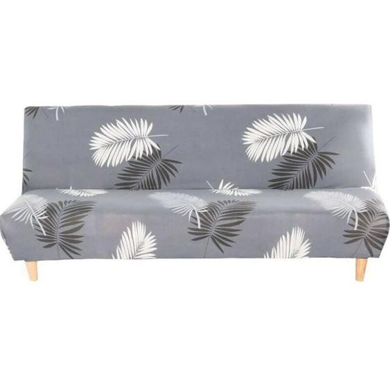 sans Bras Housse de clic clac Housse de Canapé Extensible Elastique Housse canape lit Housse de Canapé sans Accoudoirs, motif à