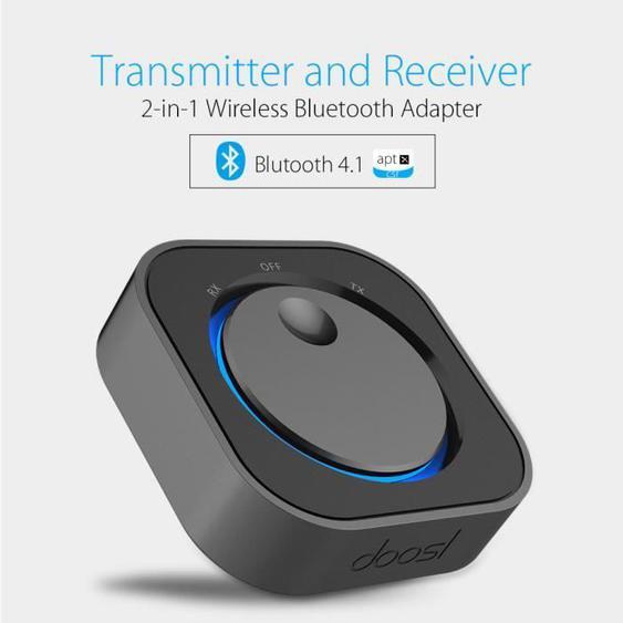 Sans Fil Audio Bluetooth Récepteur et Transmetteur Bluetooth Adaptateur avec 3.5 MM Entrée Audio et Sortie pour TV MP3 PC