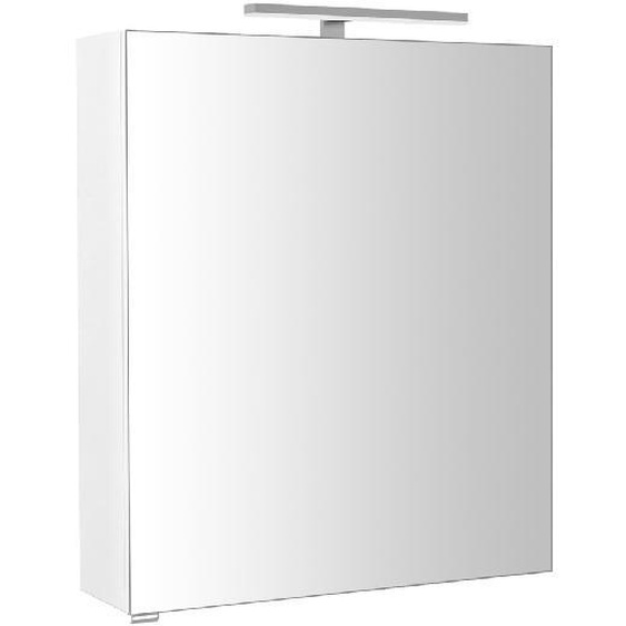 Sapho Riwa - Armoire de toilette avec éclairage LED, 600x700x170 mm, blanc brillant RIW060-0030